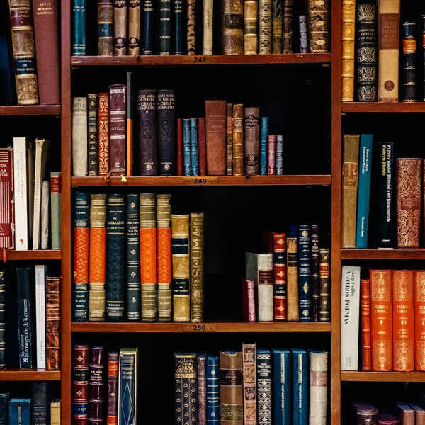 book shelves