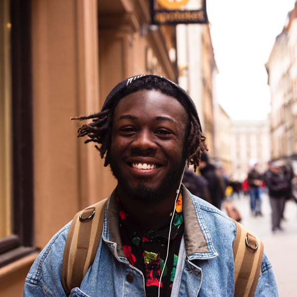 smiling student